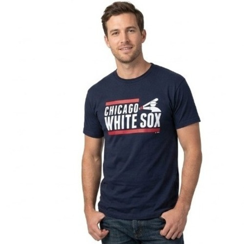 Jerzees Chicago White Sox Navy Blue Graphic T-Shirt Mens Medium MLB Baseball